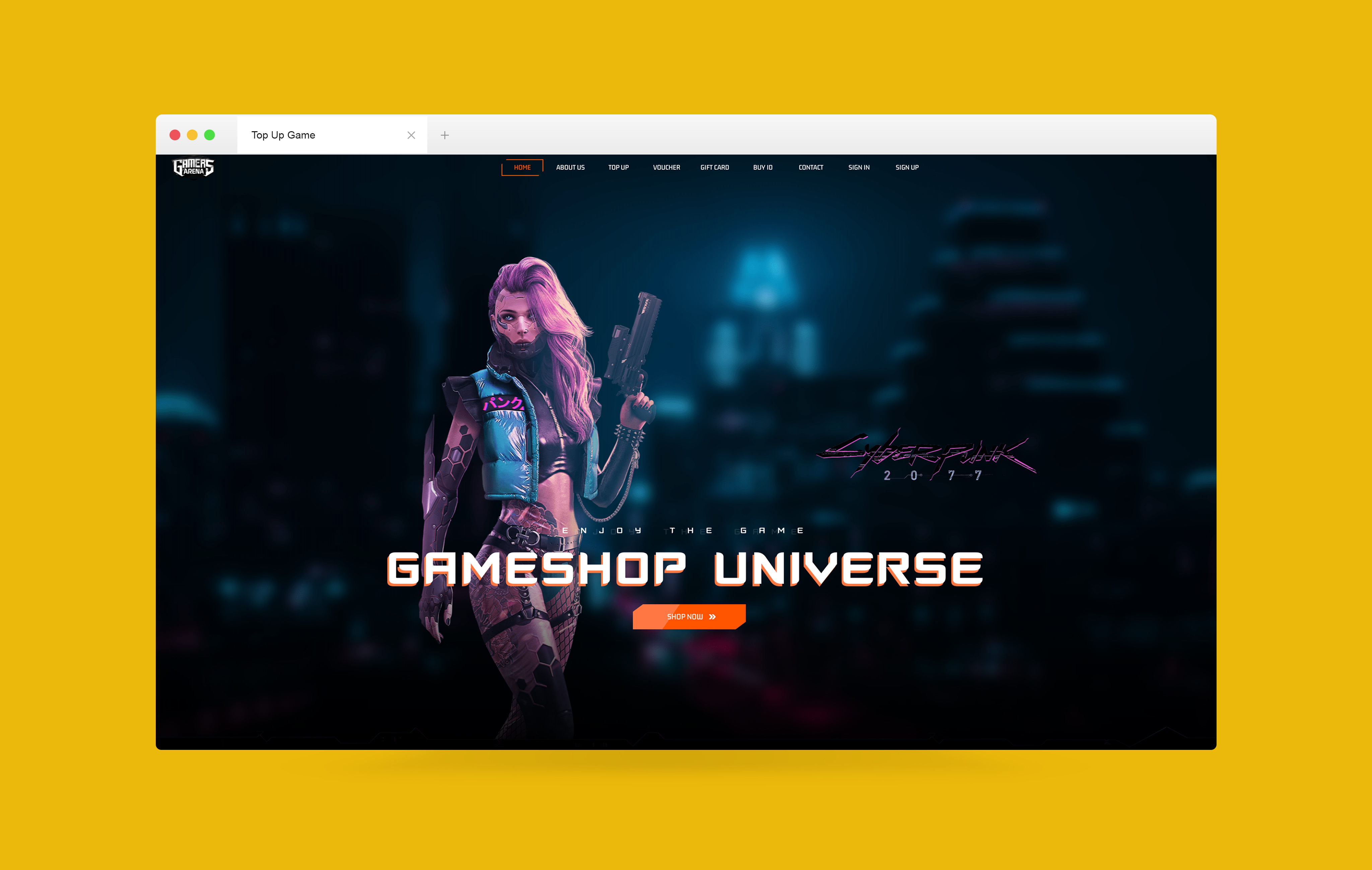 Website top-up game digital